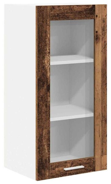 VidaXL Függő szekrény Riga 2 pcs Öreg fa 40 x 31 x 80 cm Faanyag