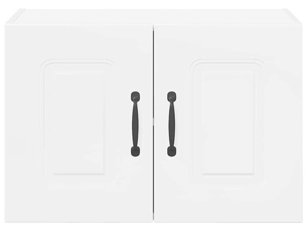 VidaXL Fali konyhaszekrény 2 pcs Magas Fényű Fehér 60 x 31 x 40 cm