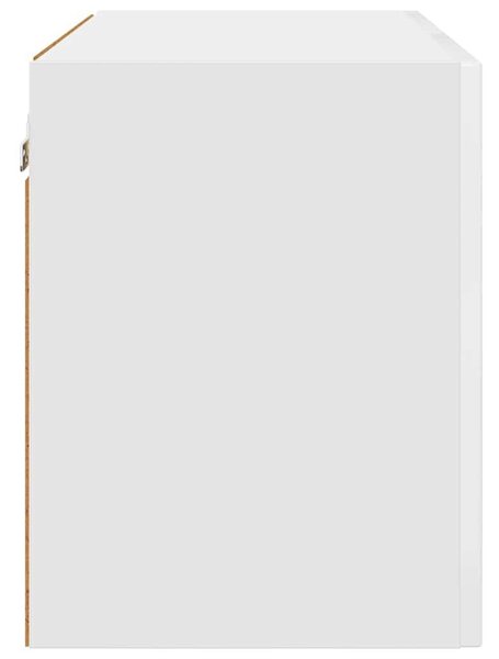 VidaXL Fali konyhaszekrény 2 pcs Magas Fényű Fehér 60 x 31 x 40 cm