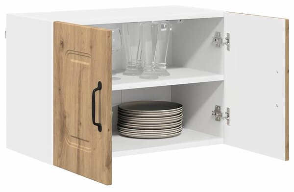 VidaXL Fali konyhaszekrény 2 pcs Artisan tölgy 60 x 31 x 40 cm Faanyag