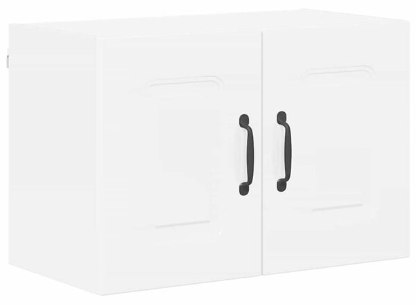 VidaXL Fali konyhaszekrény 2 pcs Magas Fényű Fehér 60 x 31 x 40 cm