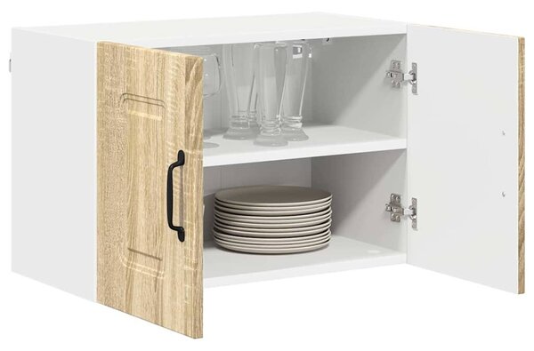 VidaXL Fali konyhaszekrény 2 pcs Sonoma tölgy 60 x 31 x 40 cm Faanyag