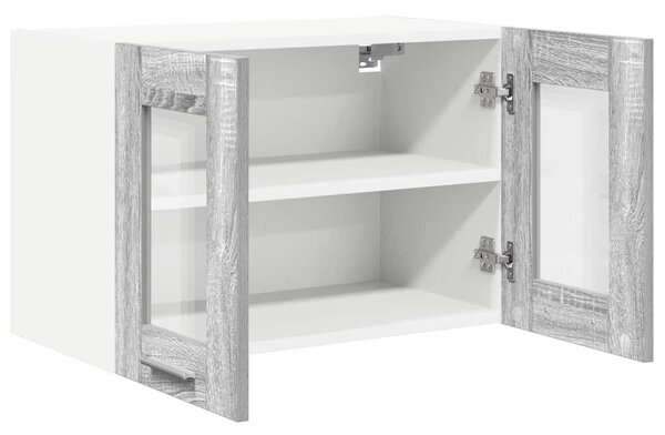 VidaXL Függő szekrény Riga 2 pcs Szürke Sonoma 60 x 31 x 40 cm Faanyag