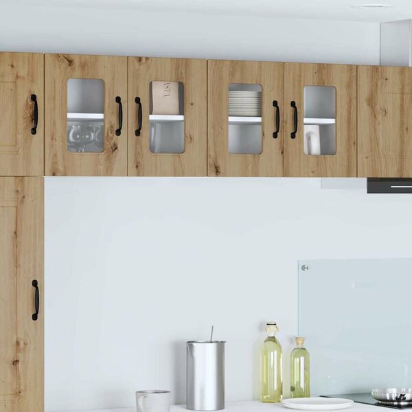 VidaXL Mosogatógép panel Kalmar 2 pcs Artisan tölgy 60 x 31 x 40 cm