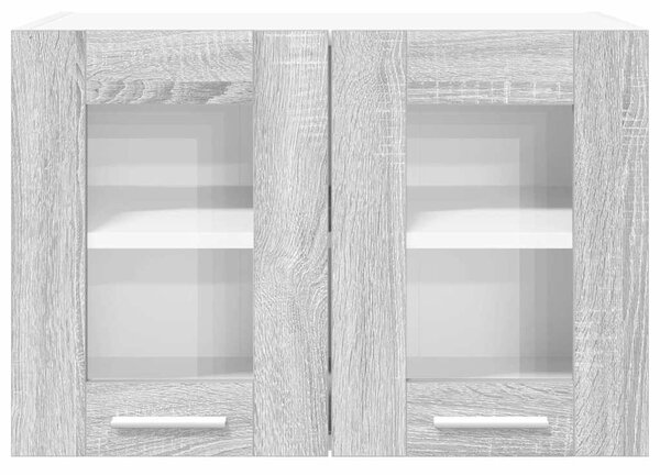 VidaXL Függő szekrény Riga 2 pcs Szürke Sonoma 60 x 31 x 40 cm Faanyag
