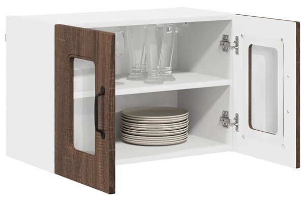 VidaXL Mosogatógép panel Kalmar 2 pcs Barna Tölgy 60 x 31 x 40 cm