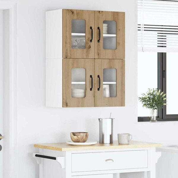 VidaXL Mosogatógép panel Kalmar 2 pcs Artisan tölgy 60 x 31 x 40 cm