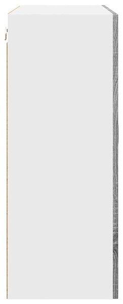 VidaXL Fali konyhaszekrény Szürke Sonoma 80 x 31 x 80 cm Faanyag