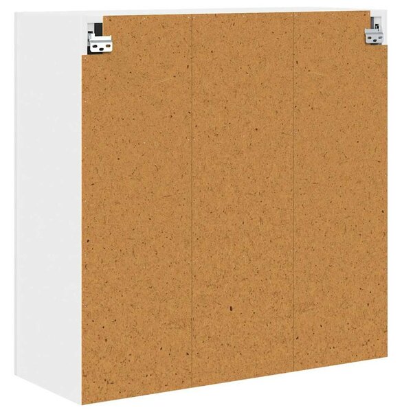 VidaXL Fali konyhaszekrény Magas Fényű Fehér 80 x 31 x 80 cm Faanyag