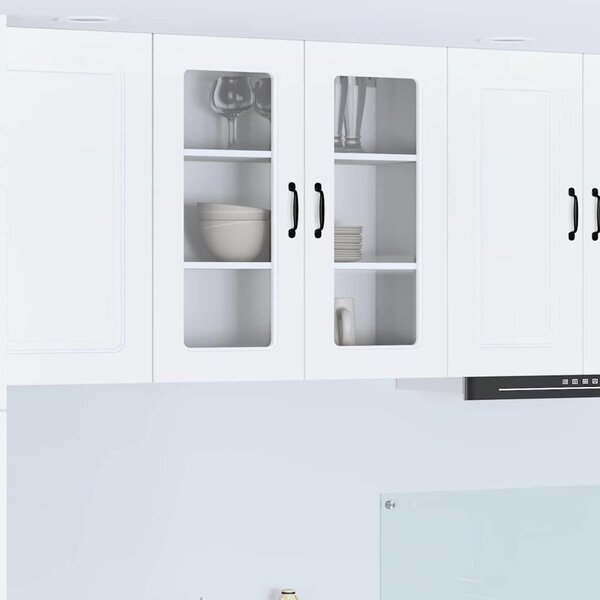 VidaXL Mosogatógép panel Kalmar Fehér 80 x 31 x 80 cm Faanyag