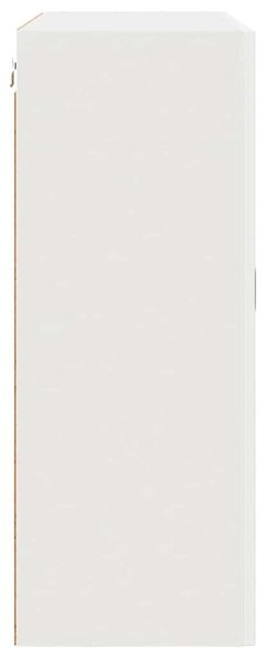VidaXL Fali konyhaszekrény polcokkal Fehér 80 x 31 x 80 cm Faanyag