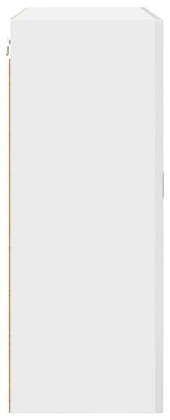 VidaXL Fali konyhaszekrény Magas Fényű Fehér 80 x 31 x 80 cm Faanyag