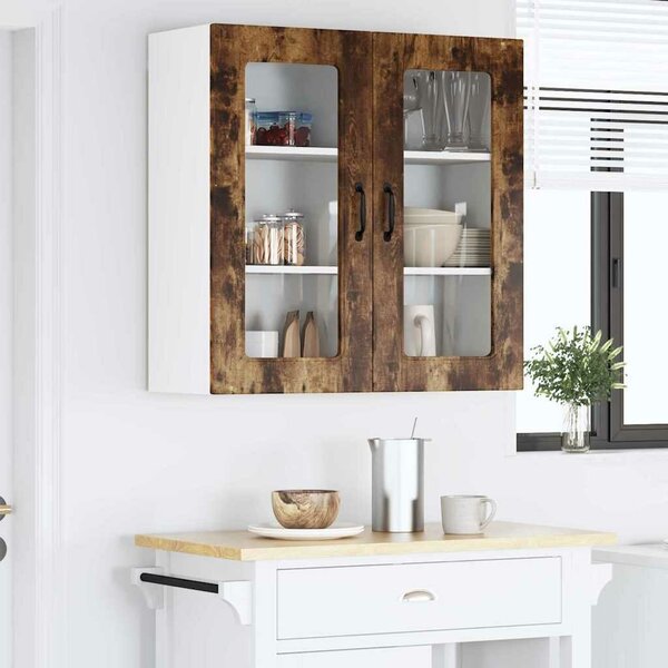 VidaXL Mosogatógép panel Kalmar Füstölt tölgy 80 x 31 x 80 cm Faanyag