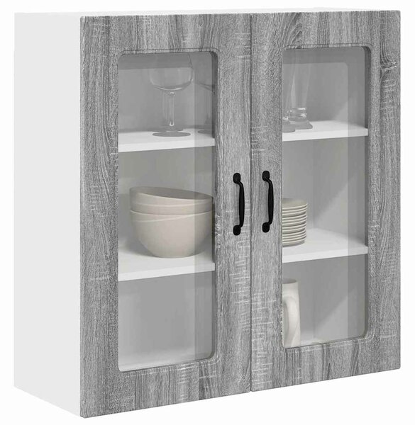 VidaXL Mosogatógép panel Kalmar Szürke Sonoma 80 x 31 x 80 cm Faanyag
