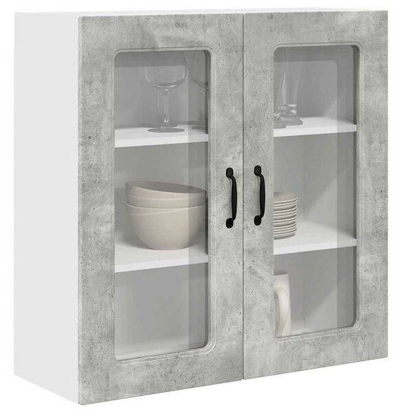VidaXL Mosogatógép panel Kalmar Beton Szürke 80 x 31 x 80 cm Faanyag
