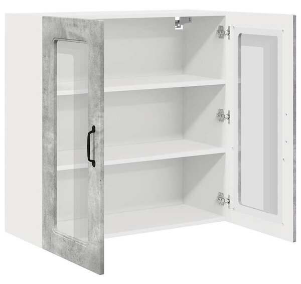 VidaXL Mosogatógép panel Kalmar Beton Szürke 80 x 31 x 80 cm Faanyag