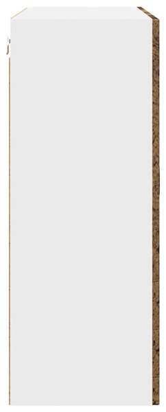 VidaXL Fali konyhaszekrény polcokkal Öreg fa 80 x 31 x 80 cm Faanyag