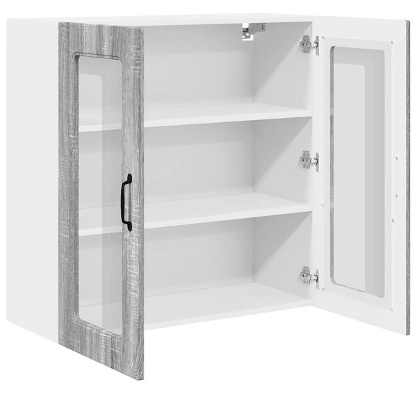 VidaXL Mosogatógép panel Kalmar Szürke Sonoma 80 x 31 x 80 cm Faanyag