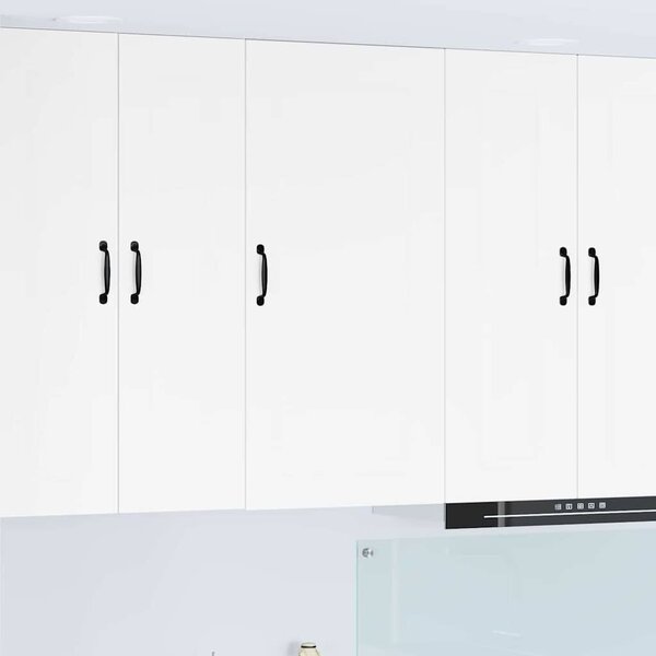 VidaXL Fali konyhaszekrény Magas Fényű Fehér 50 x 31 x 100 cm Faanyag