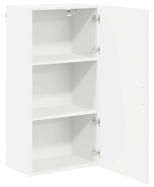 VidaXL Fali konyhaszekrény Magas Fényű Fehér 50 x 31 x 100 cm Faanyag