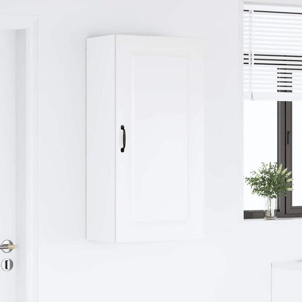 VidaXL Fali konyhaszekrény Magas Fényű Fehér 50 x 31 x 100 cm Faanyag