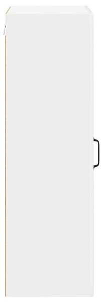 VidaXL Fali konyhaszekrény Magas Fényű Fehér 50 x 31 x 100 cm Faanyag