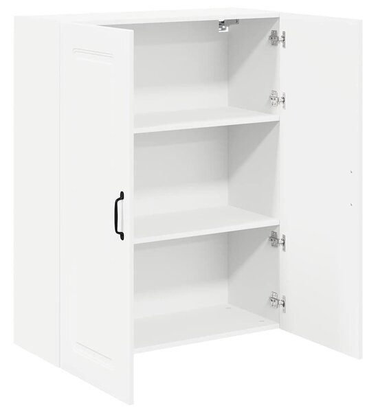 VidaXL Fali konyhaszekrény polcokkal Fehér 80 x 31 x 100 cm Faanyag