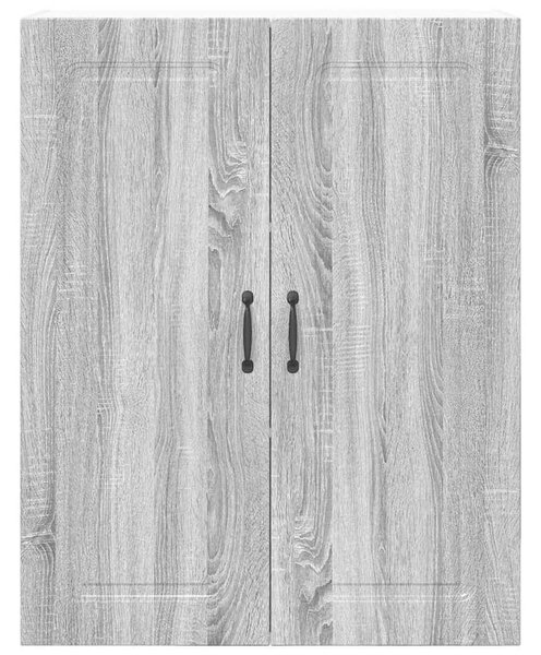 VidaXL Fali konyhaszekrény Szürke Sonoma 80 x 31 x 100 cm Faanyag