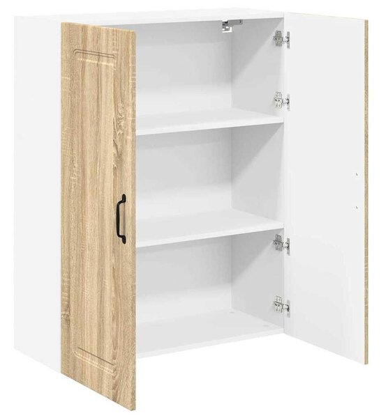 VidaXL Fali konyhaszekrény Sonoma tölgy 80 x 31 x 100 cm Faanyag
