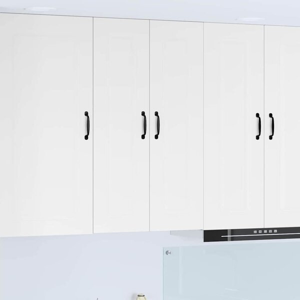 VidaXL Fali konyhaszekrény Magas Fényű Fehér 60 x 31 x 100 cm Faanyag