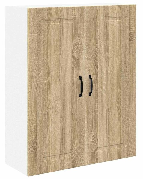 VidaXL Fali konyhaszekrény Sonoma tölgy 80 x 31 x 100 cm Faanyag