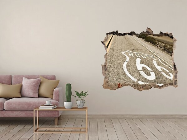 3d lyuk fal dekoráció Az út kaliforniában