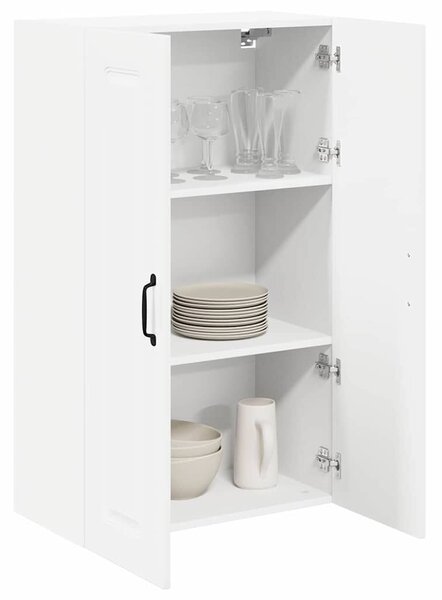 VidaXL Fali konyhaszekrény Magas Fényű Fehér 60 x 31 x 100 cm Faanyag
