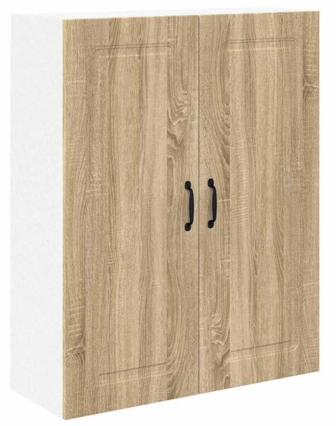 VidaXL Fali konyhaszekrény Sonoma tölgy 80 x 31 x 100 cm Faanyag