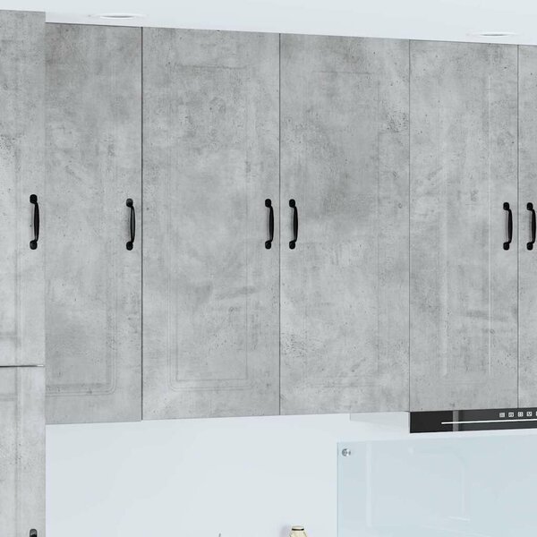 VidaXL Fali konyhaszekrény Beton Szürke 80 x 31 x 100 cm Faanyag