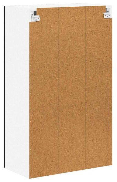 VidaXL Fali konyhaszekrény polcokkal Fekete 60 x 31 x 100 cm Faanyag