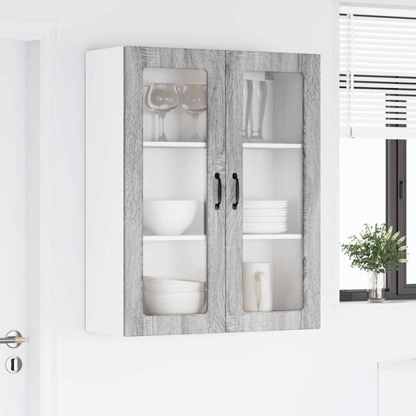 VidaXL Mosogatógép panel Kalmar Szürke Sonoma 80 x 31 x 100 cm Faanyag