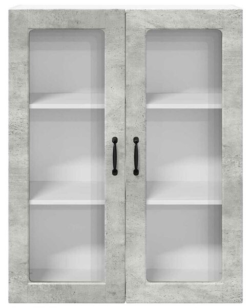 VidaXL Mosogatógép panel Kalmar Beton Szürke 80 x 31 x 100 cm Faanyag