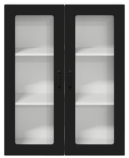 VidaXL Mosogatógép panel Kalmar Fekete 80 x 31 x 100 cm Faanyag