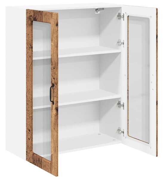 VidaXL Mosogatógép panel Kalmar Öreg fa 80 x 31 x 100 cm Faanyag