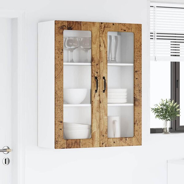 VidaXL Mosogatógép panel Kalmar Öreg fa 80 x 31 x 100 cm Faanyag