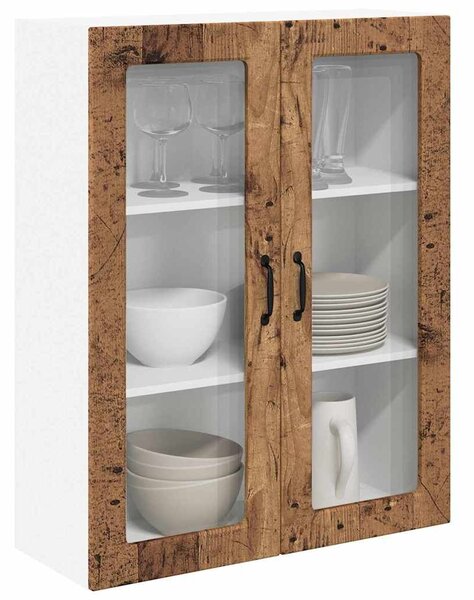 VidaXL Mosogatógép panel Kalmar Öreg fa 80 x 31 x 100 cm Faanyag