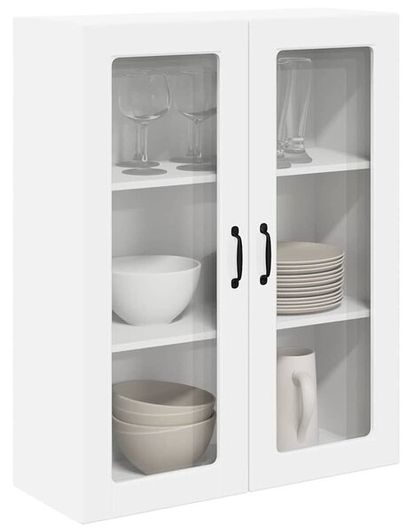 VidaXL Mosogatógép panel Kalmar Magas Fényű Fehér 80 x 31 x 100 cm