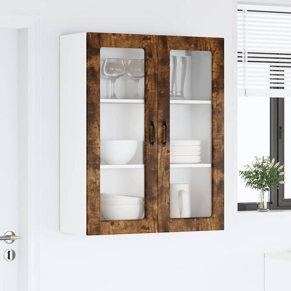 VidaXL Mosogatógép panel Kalmar Füstölt tölgy 80 x 31 x 100 cm Faanyag