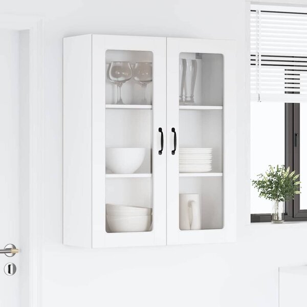 VidaXL Mosogatógép panel Kalmar Magas Fényű Fehér 80 x 31 x 100 cm