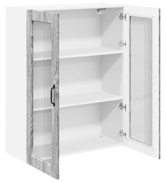 VidaXL Mosogatógép panel Kalmar Szürke Sonoma 80 x 31 x 100 cm Faanyag