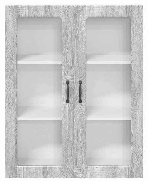 VidaXL Mosogatógép panel Kalmar Szürke Sonoma 80 x 31 x 100 cm Faanyag