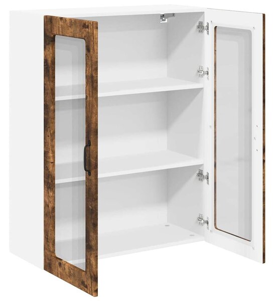VidaXL Mosogatógép panel Kalmar Füstölt tölgy 80 x 31 x 100 cm Faanyag