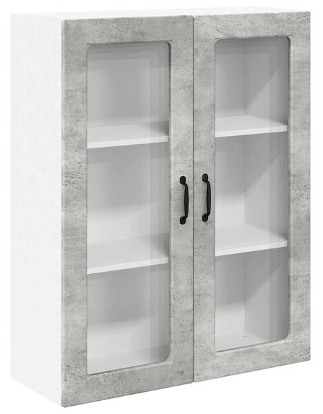 VidaXL Mosogatógép panel Kalmar Beton Szürke 80 x 31 x 100 cm Faanyag