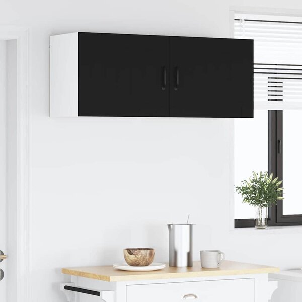 VidaXL Konyhaszekrény 2 pcs Fekete 50 x 31 x 40 cm Faanyag